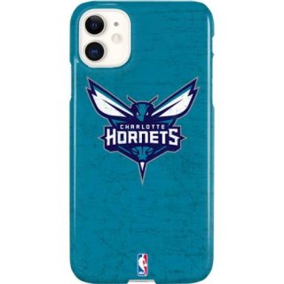 NBA シャーロットホーネッツ ライト iPhoneケース Distressed-Aqua サムネイル