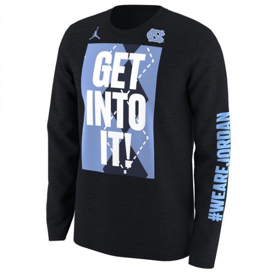 Nike Blackノースカロライナ ベンチレジェンド ロングスリーブ パフォーマンスTシャツ - NBAグッズ バスケショップ通販専門店 ロッカーズ