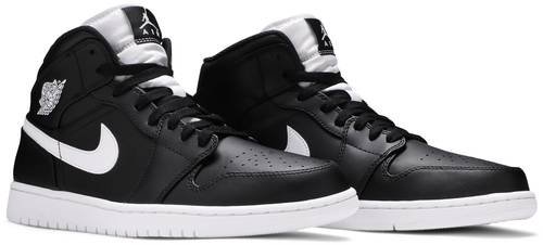 Air jordan 1 clearance mids black and white