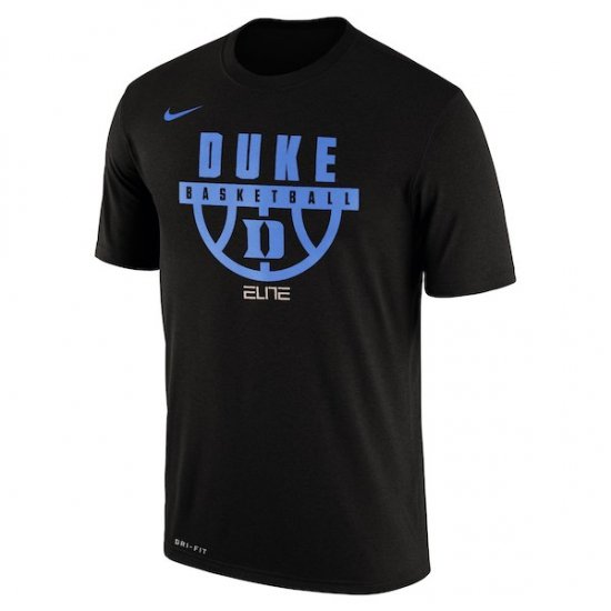 Nike Black Duke Blue Devils Basketball Legend Performance T-Shirt ᡼