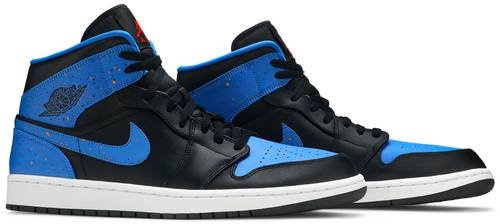 Air jordan 1 shop royal paint splatter