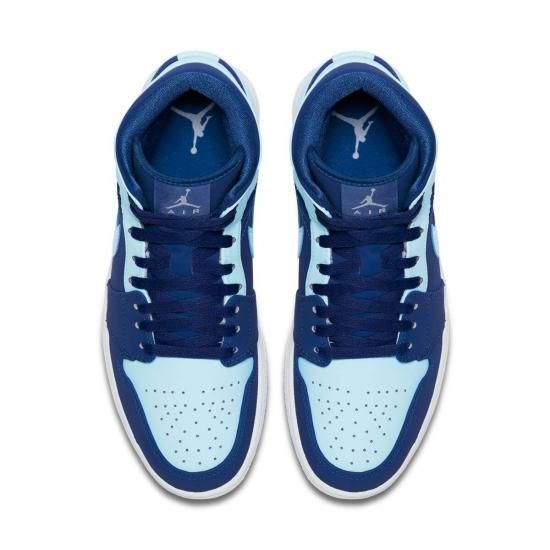 Air jordan 1 retro mid ice blue sale