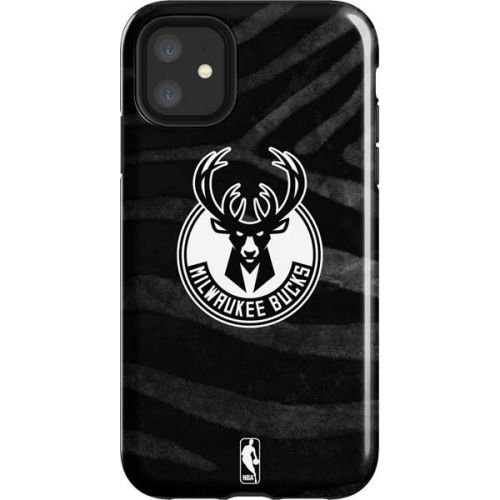 NBA ߥ륦Хå ѥ iPhone Animal Print Black ᡼