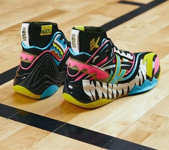 KT6 ヴェノム × Anta ブラック×ピンク - NBAグッズ バスケ