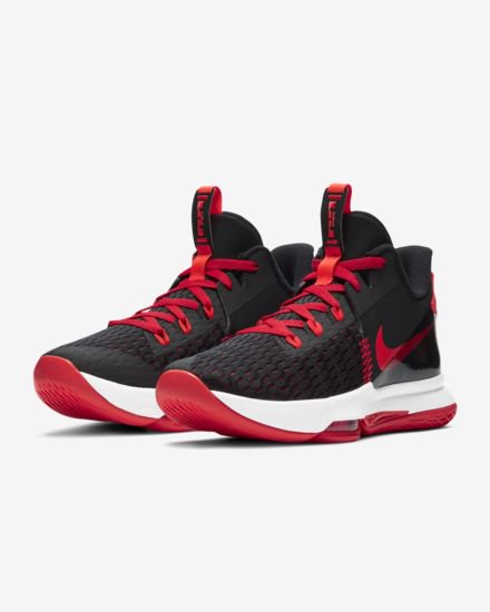 ナイキ Nike LeBron Witness 5 ブラック×レッド - NBAグッズ バスケ