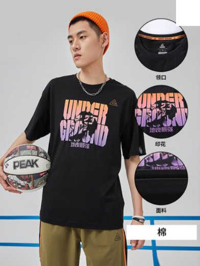 PEAK ルー・ウィリアムズ Tシャツ ブラック - NBAグッズ バスケ