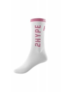 ballislife 2HYPE VOLT ソックス ホワイト×ピンク