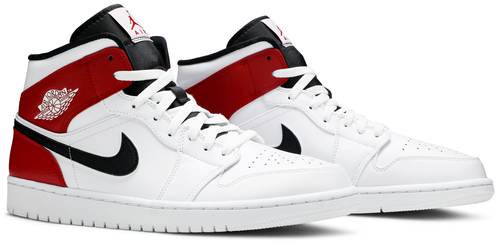 スニーカー エアジョーダン 1 Air Jordan 1 Mid 'White Chicago' - NBAグッズ ...靴/シューズ