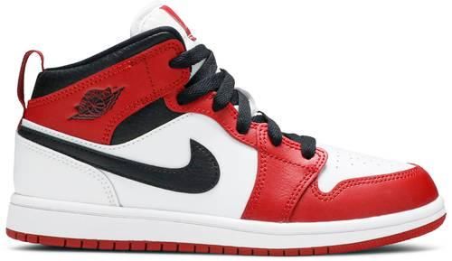 小さいキッズ】エアジョーダン 1 Air Jordan 1 Mid PS 'Chicago' - NBA