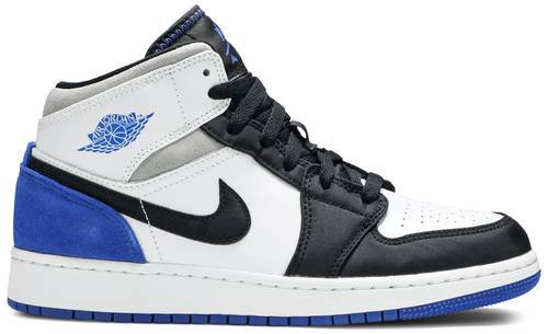 キッズ】エアジョーダン 1 Air Jordan 1 Mid SE GS 'Royal Black Toe