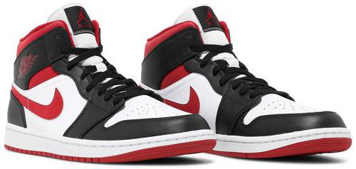 硼 1 Air Jordan 1 Mid 'Black Gym Red' ᡼