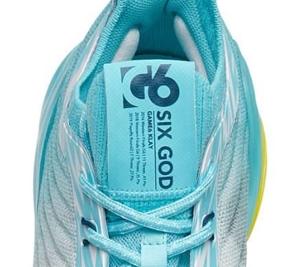 Anta クレイ・トンプソン KT6 G6 ホワイト×ブルー×イエロー