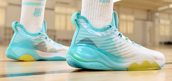 Anta クレイ・トンプソン KT6 G6 ホワイト×ブルー×イエロー - NBA