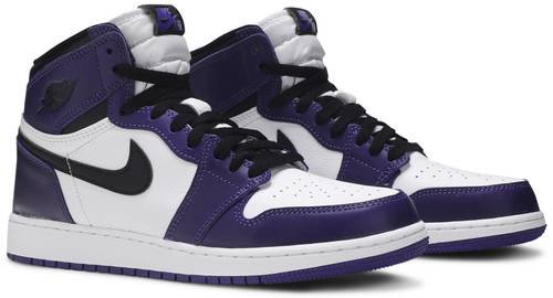 靴/シューズNIKE Air Jordan1 Court Purple