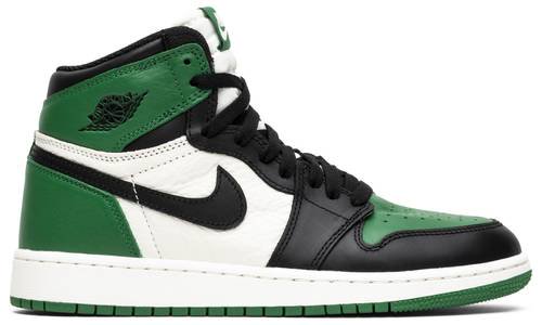 Air jordan 1 clearance pine green grade school