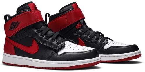 硼 1 Air Jordan 1 High FlyEase 'Black Toe' ᡼