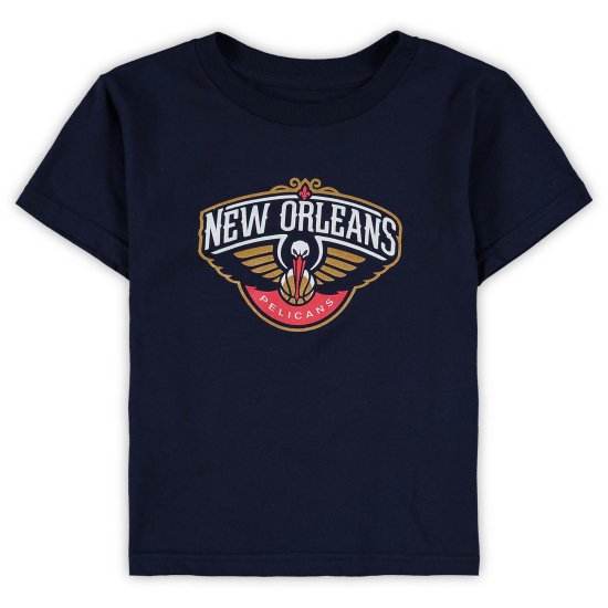 ニューオーリンズペリカンズ キッズ 保育園 幼稚園 プライマリー ロゴ Tシャツ ネイビー Nbaグッズ バスケショップ通販専門店 ロッカーズ