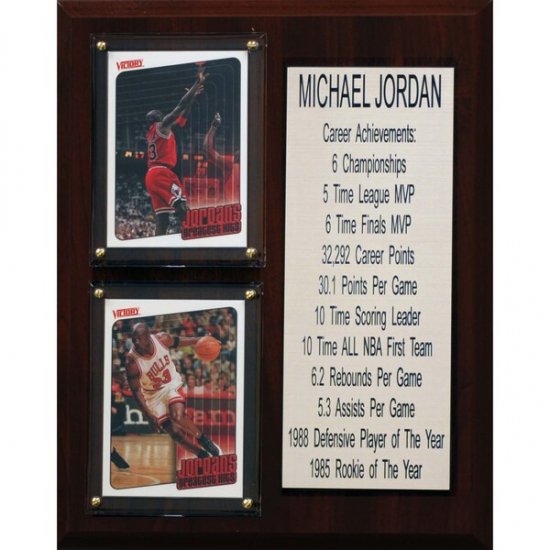 マイケル・ジョーダン シカゴブルズ 8'' x 10'' プラーク - NBAグッズ バスケショップ通販専門店 ロッカーズ