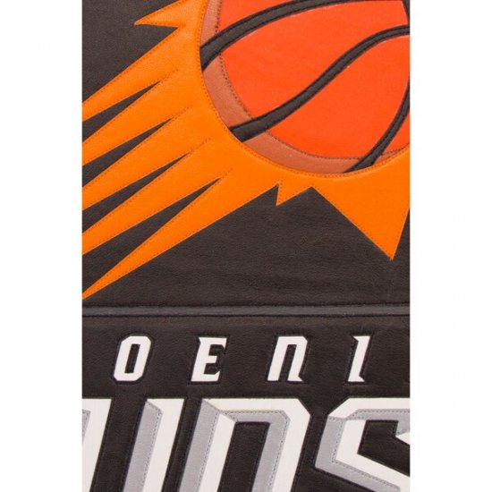 フェニックスサンズ JH デザイン ドメスティック ツー-トーン ウール & レザー ジャケット - - NBAグッズ バスケショップ通販専門店  ロッカーズ