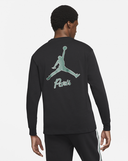 パリ・サンジェルマンメンズ ロングスリーブTシャツ ブラック - NBAグッズ バスケショップ通販専門店 ロッカーズ