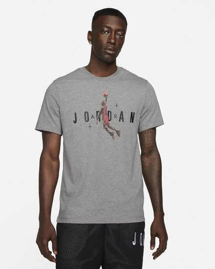 ジョーダン・ブランド・ホリデーメンズ半袖Tシャツ カーボンヘザー/ブラック - NBAグッズ バスケショップ通販専門店 ロッカーズ