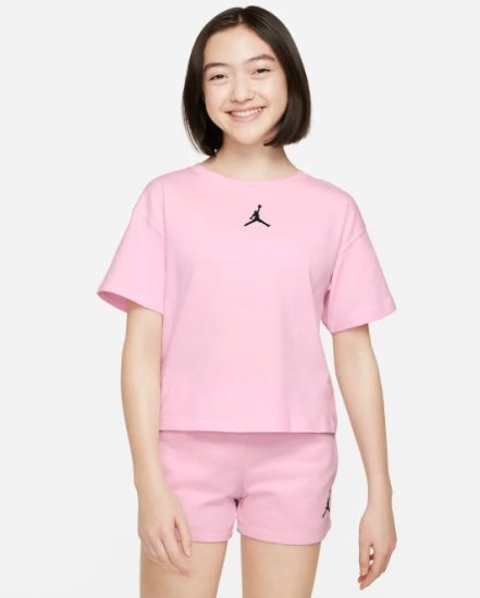 ジョーダンビッグキッズ(ガールズ)Tシャツ ピンク - NBAグッズ バスケショップ通販専門店 ロッカーズ