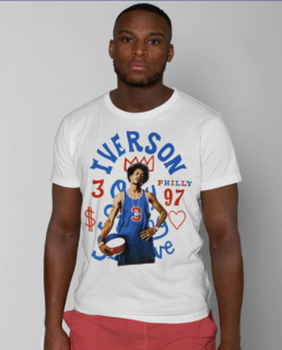 Roots of Fight Iverson Philly Photo Tシャツ