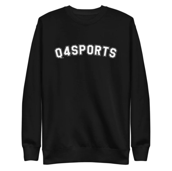 Q4SPORTS COLLEGIATE FLEECE PULLOVER - UNISEX ֥å ᡼1