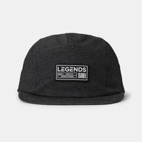 Legends 5-PANEL HAT BLACK ᡼