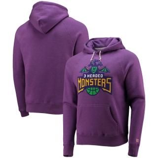 BIG3 3 Headed Monsters Raglan Tri-Blend プルオーバー パーカー パープル