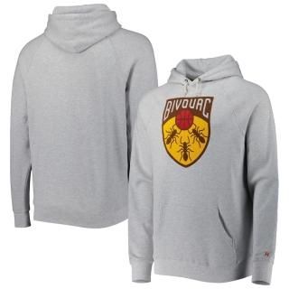 BIG3 Bivouac Raglan Tri-Blend プルオーバー パーカー グレー