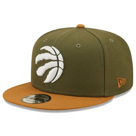 トロントラプターズ ニューエラ（New Era）（ニューエラ） ツー-トーンカラー パック 9FIFTY スナップバック ハット -  Olive/ブラウン - NBAグッズ バスケショップ通販専門店 ロッカーズ