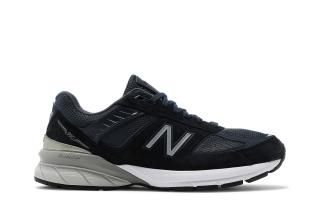 Wmns 990v5 Made in USA Wide 'Navy Silver'