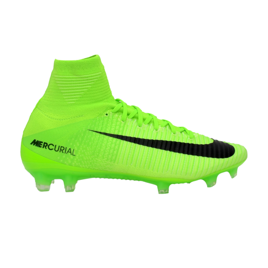 Mercurial Superfly 5 FG Scoccer Cleat 'Electric Green' ᡼