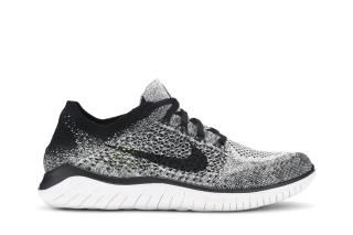 Wmns Free RN Flyknit 2018 'White Black'