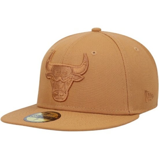 シカゴブルズ ニューエラ（New Era）（ニューエラ） カラー パック 59FIFTY ぴったりした ハット - タン - NBAグッズ  バスケショップ通販専門店 ロッカーズ