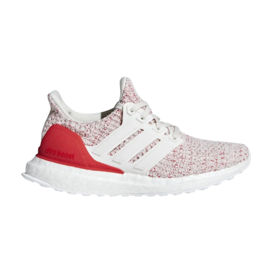 UltraBoost 4.0 J 'Chalk White Active Red' ᡼