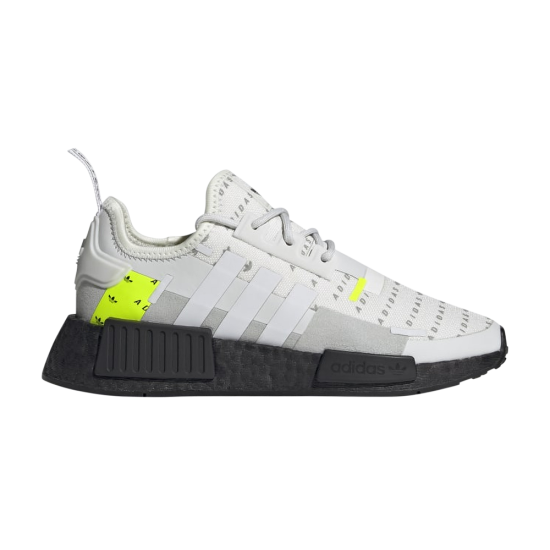 NMD_R1 J 'All Over Logo - White Team Solar Yellow' ᡼