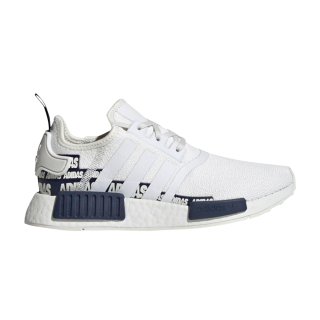 NMD_R1 J 'Wordmark Heel Stripe - Crystal White Navy' ͥ