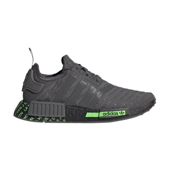 NMD_R1 J 'All Over Print - Grey Signal Green' ᡼