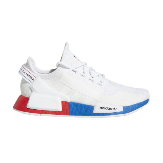 NMD_R1 V2 J 'White Lush Red Blue' ᡼