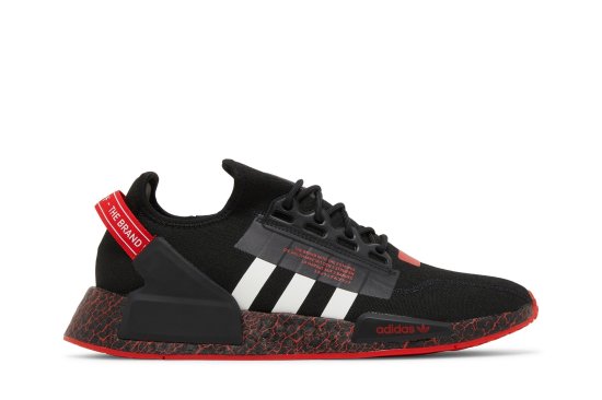 NMD_R1 V2 'Crackled - Black Red' ᡼