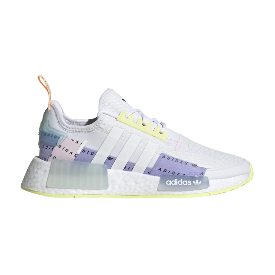 NMD_R1 Refined J 'All Over Logo - White Pulse Yellow' ᡼