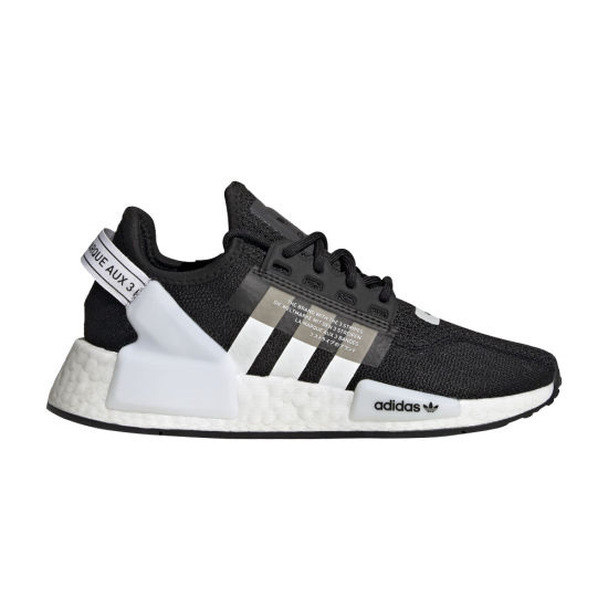 NMD_R1 V2 J 'Black White' ᡼