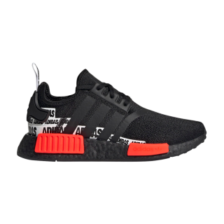 NMD_R1 J 'Wordmark Heel Stripe - Black Solar Red' ͥ