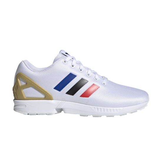 ZX Flux 'Cloud White Black Royal Red' ᡼