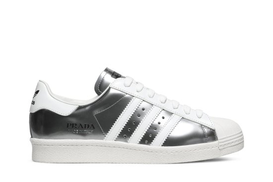 Prada x Superstar 'Silver Metallic' ᡼