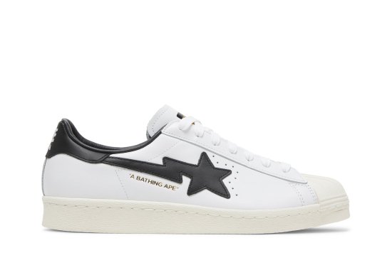 BAPE x Superstar 'White Black' ᡼