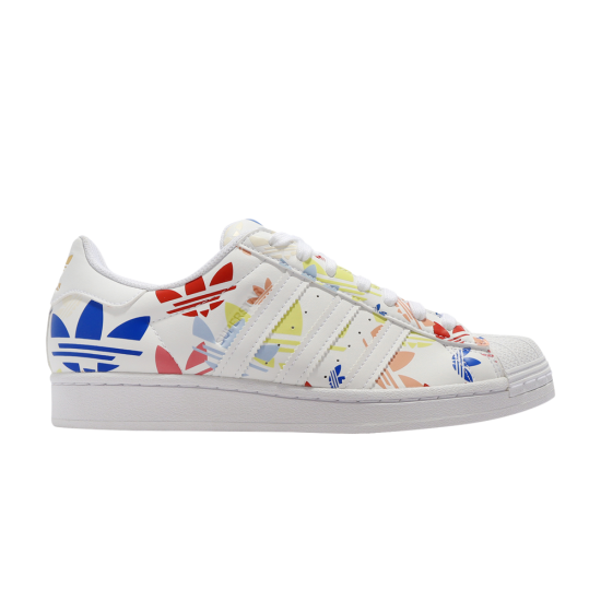 Superstar 'Allover Trefoil - White Multi' ᡼