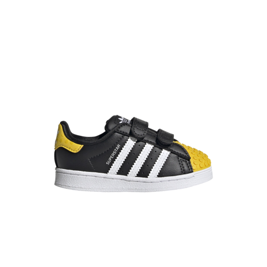 LEGO x Superstar Little Kid 'Core Black Yellow' ᡼